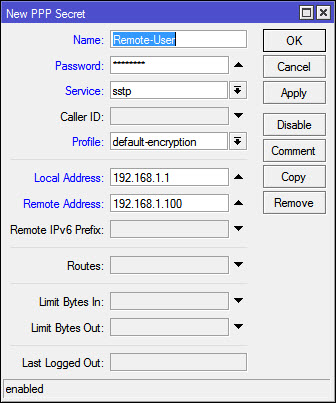 Mikrotik sstp server настройка windows